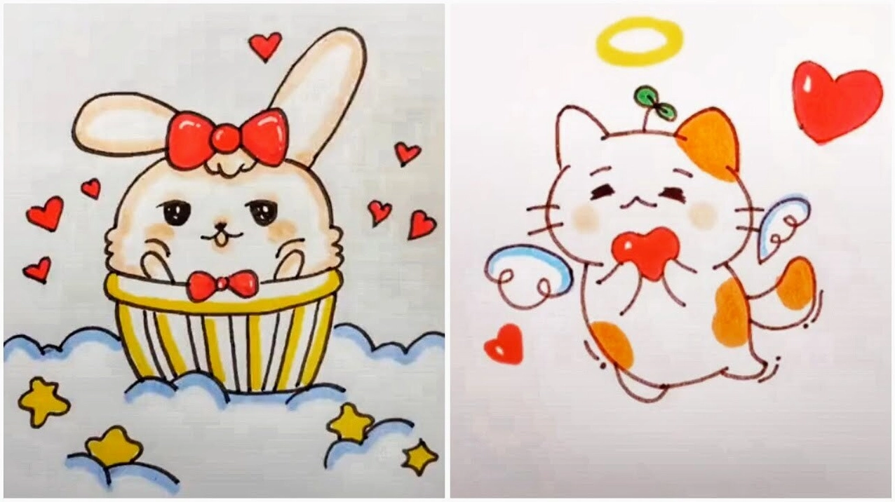 Album ảnh các nhân vật cute với biểu cảm khác nhau