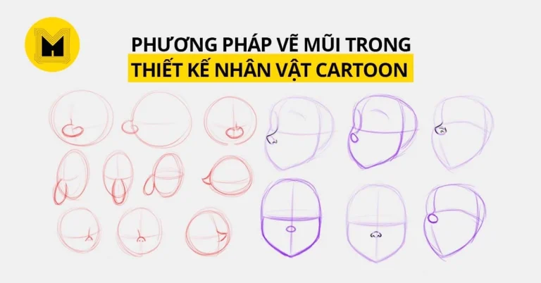 Bật mí cách vẽ mũi sắc nét chỉ trong 12 bước đơn giản