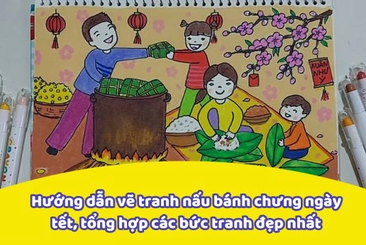 Bí Kíp Vẽ Bánh Chưng Đẹp Mắt, Chuẩn Từng Chi Tiết