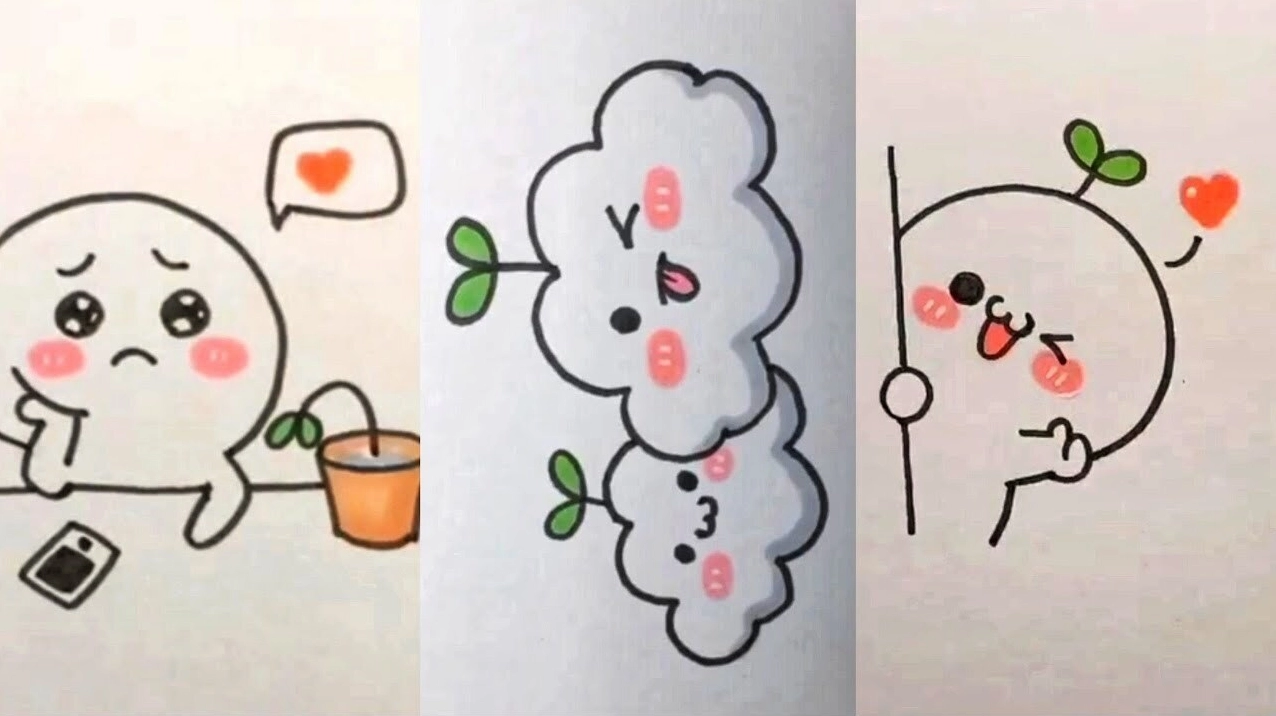 Các bước vẽ nhân vật cute