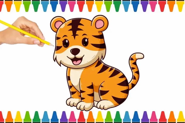 Cách Vẽ Con Hổ