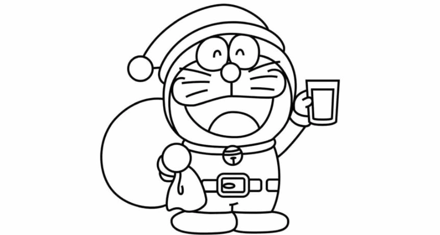 Cách vẽ Doraemon đơn giản