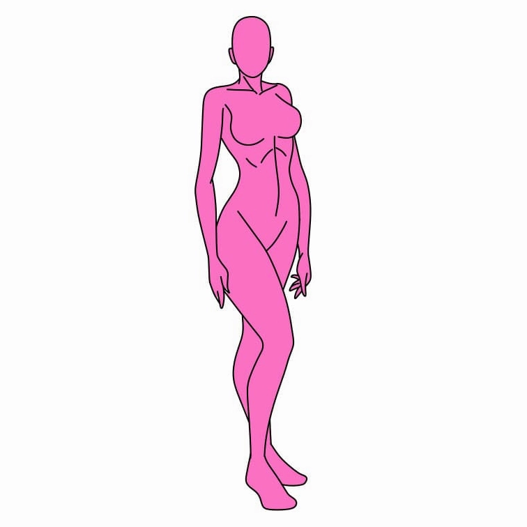 Cách vẽ thân hình người với các dáng động