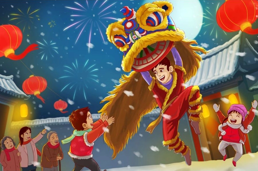 Hình ảnh gia đình quây quần đón Trung thu