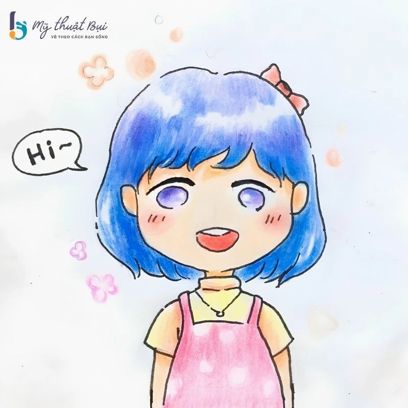 Hoàn thiện bài hướng dẫn cách vẽ chibi nữ đơn giản siêu cute