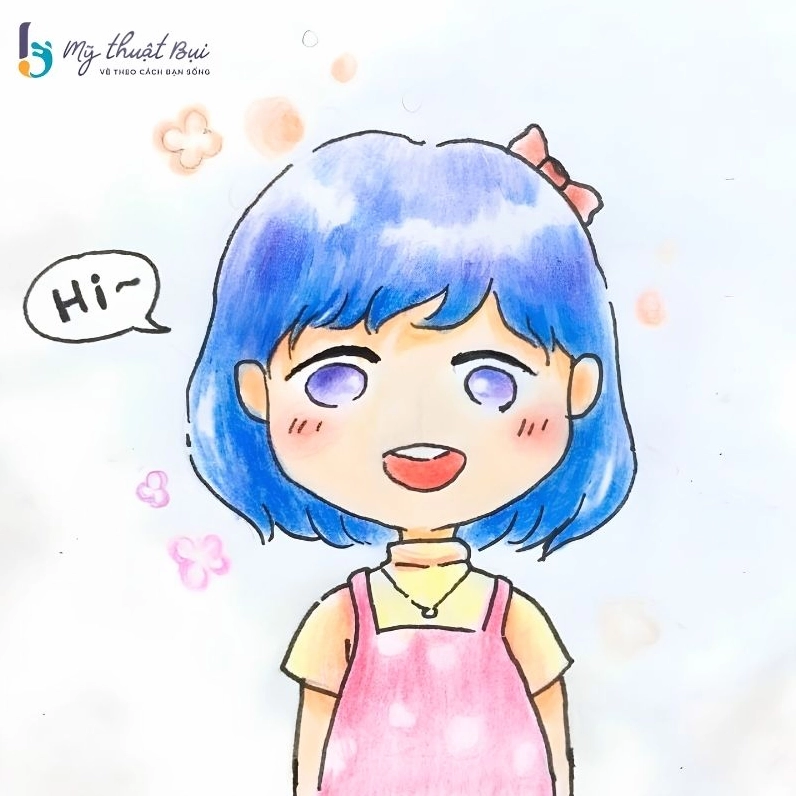 Hoàn thiện bài hướng dẫn cách vẽ chibi nữ đơn giản siêu cute