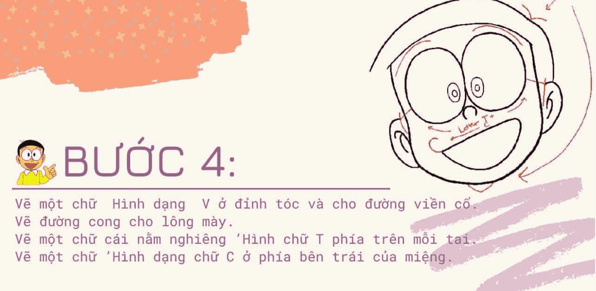 Hoàn thiện phần tóc Nobita