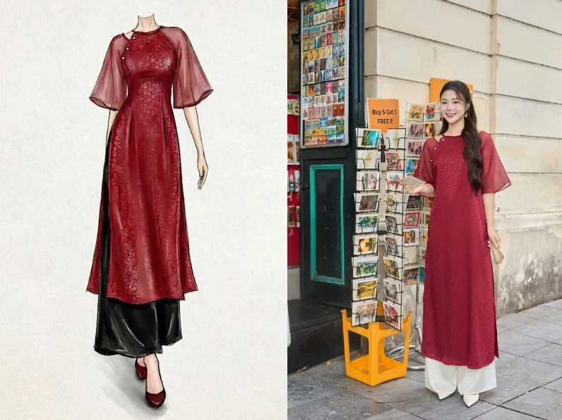 Hướng dẫn chi tiết 5 bước vẽ áo dài đơn giản mà đẹp