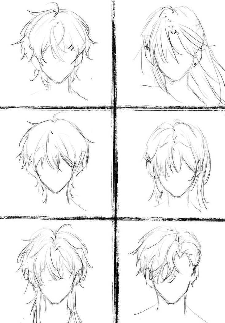 Mẫu tóc anime cho nhân vật nữ