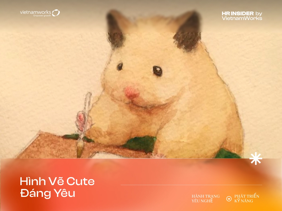 Minh họa đôi mắt to tròn đáng yêu