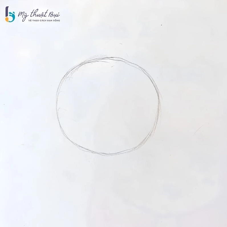 Phác thảo khung đầu của chibi nữ
