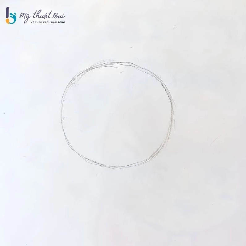 Phác thảo khung đầu của chibi nữ