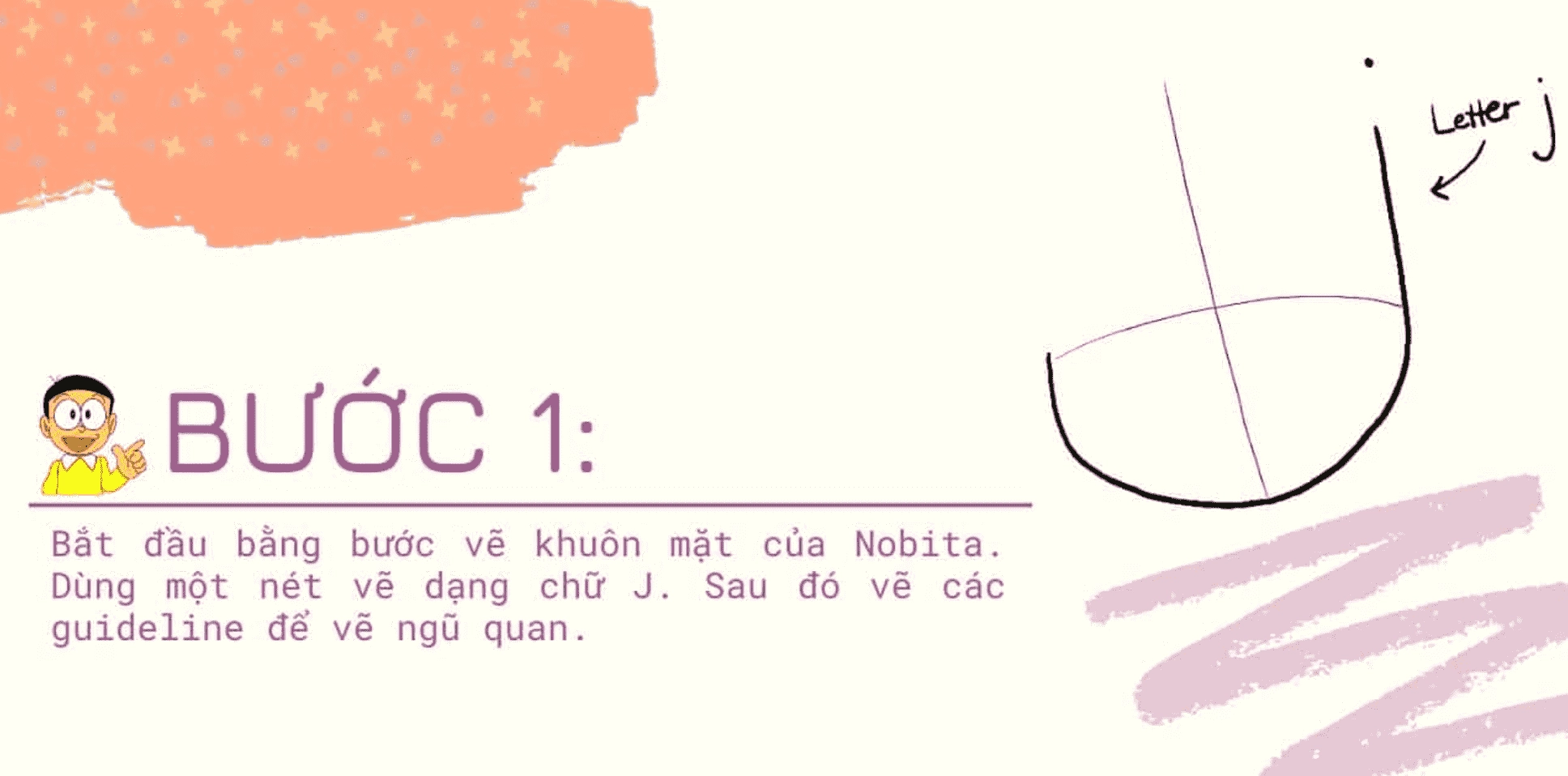 Phác thảo khuôn mặt Nobita