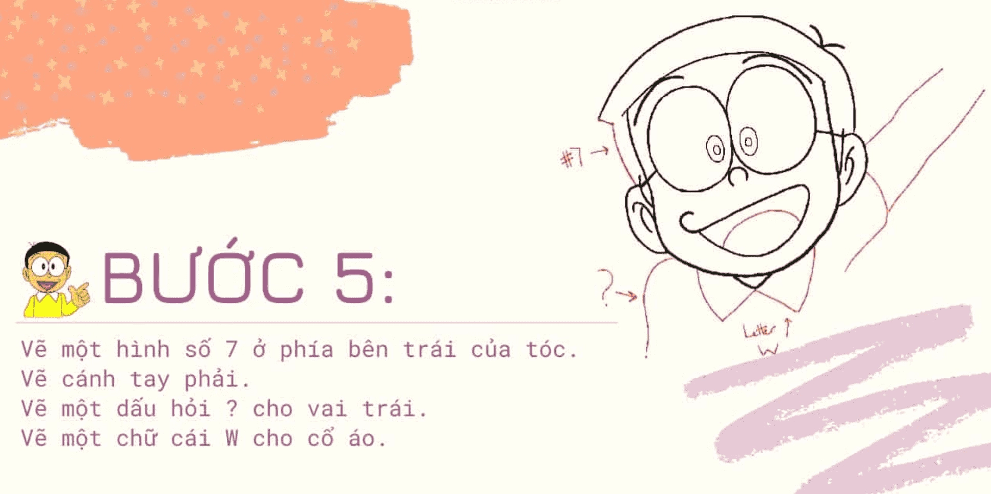 Tạo điểm nhấn cho tóc Nobita