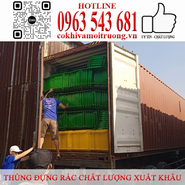 Thùng đựng rác chất lượng xuất khẩu