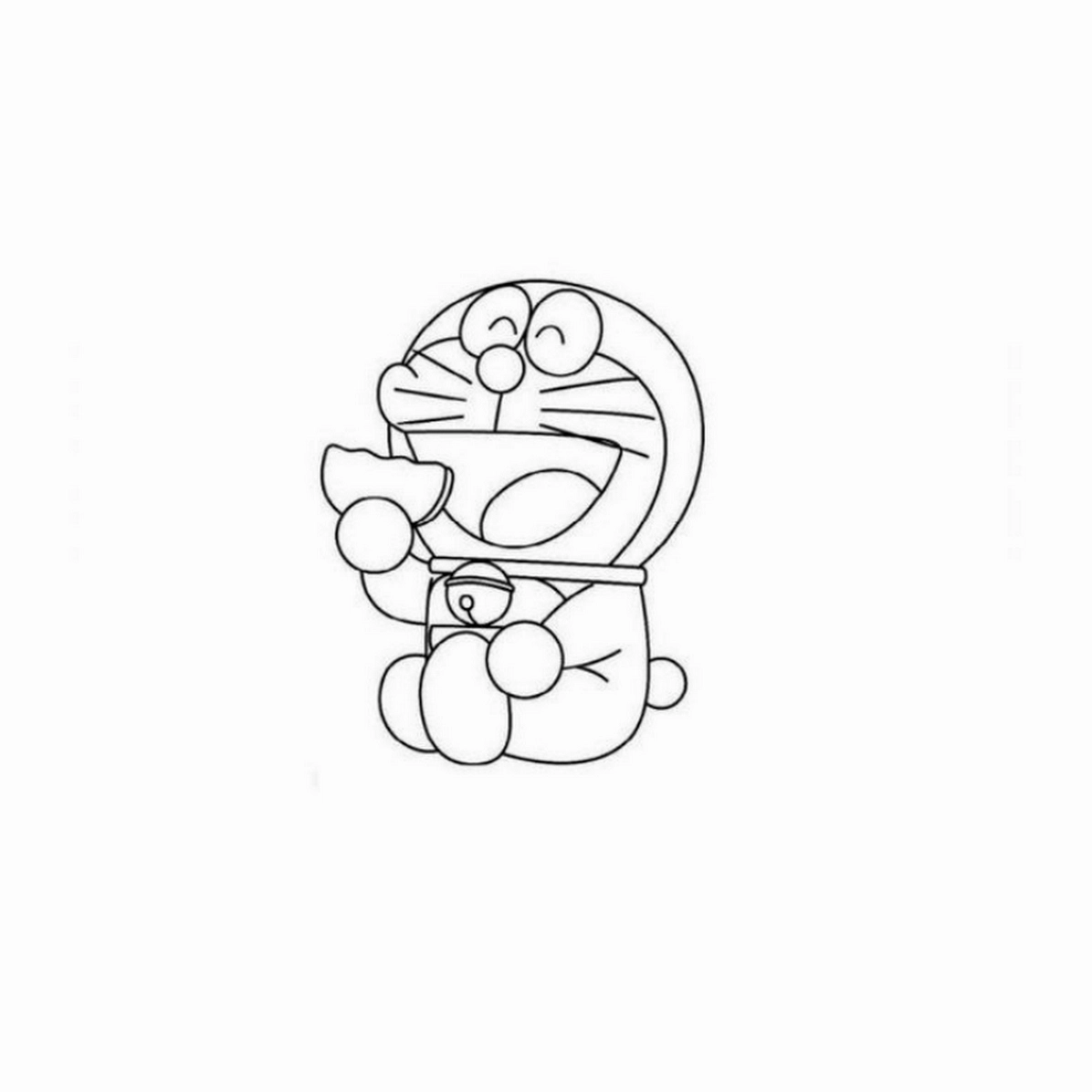 Tranh tô màu Doraemon cho bé