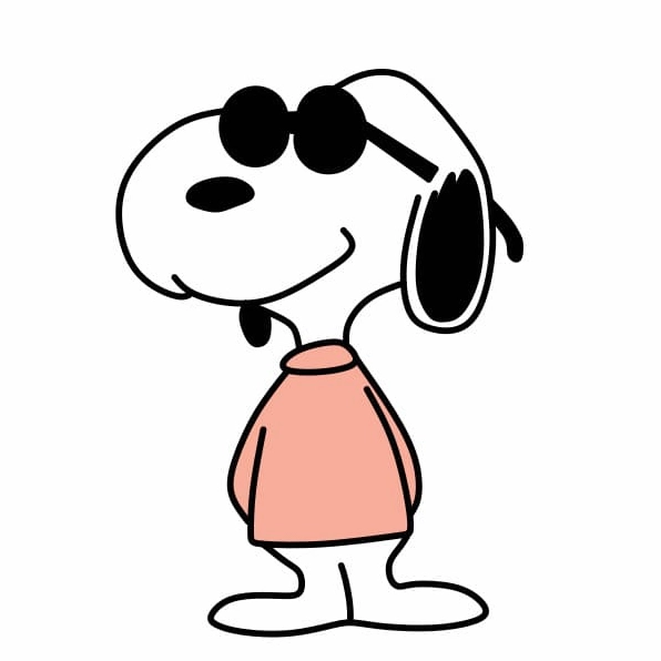 Vẽ cánh tay cho Snoopy