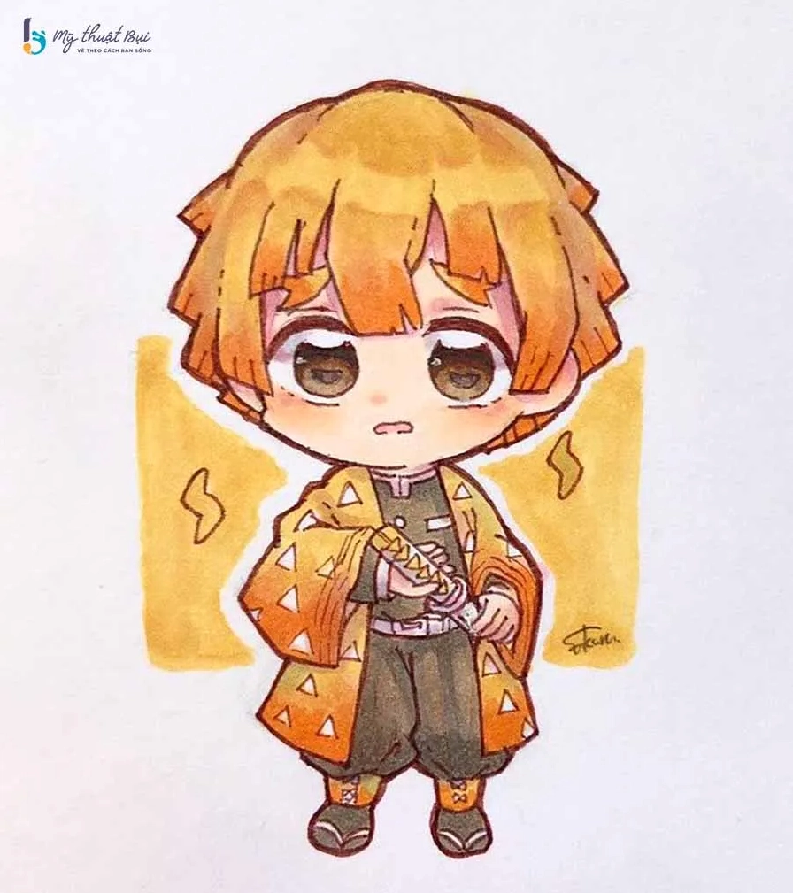 Vẽ nhân vật anime chibi