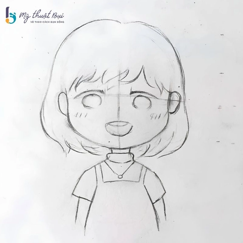 Vẽ quần áo chibi nữ cute