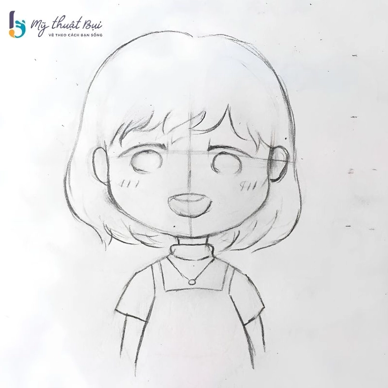 Vẽ quần áo chibi nữ cute