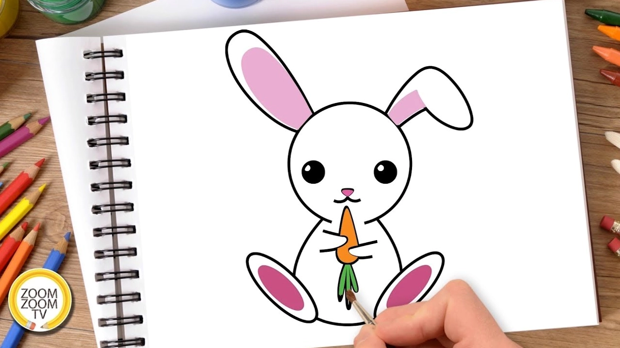 Vẽ thỏ đáng yêu và ngộ nghĩnh