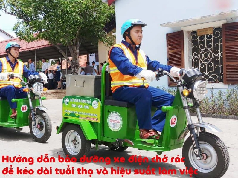 Xe gom rác chạy điện